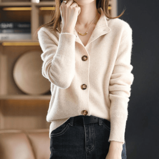 Annie™ | Gilet in Cashmere a Maglia
