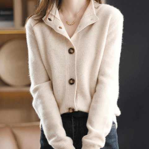 Annie™ | Gilet in Cashmere a Maglia