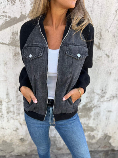 Sophia™ | Giacca in Denim Bicolore
