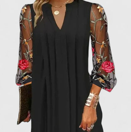MARTHA – ELEGANTE ABITO SHIFT RICAMATO