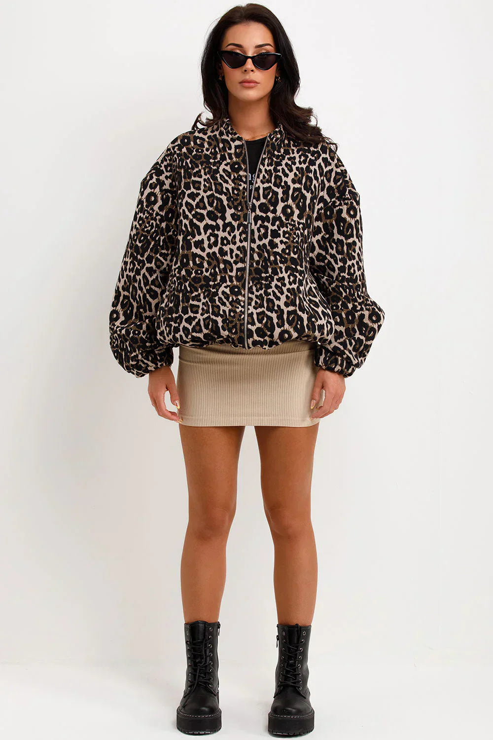 Karlijn™ | Giacca Bomber Leopardata