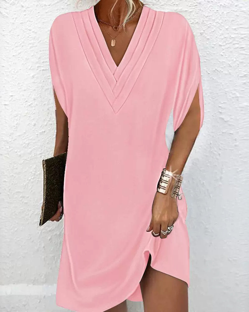 Wendelina™ | Abito Elegante con Scollo a V