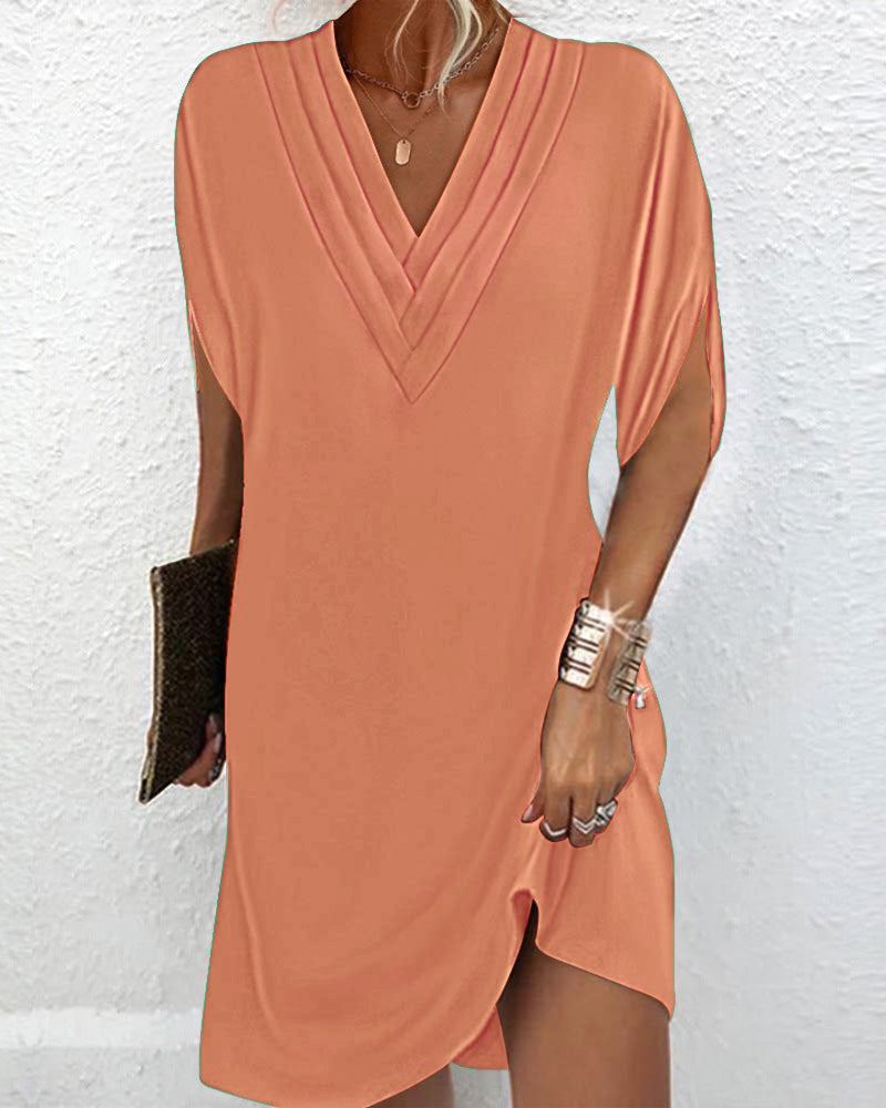 Wendelina™ | Abito Elegante con Scollo a V