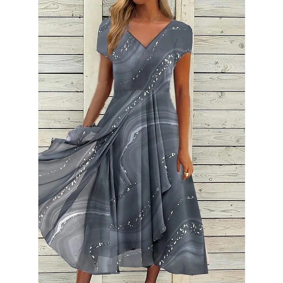 Josefien™ | Abito Midi con Scollatura a V