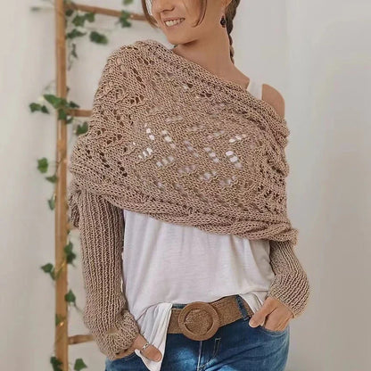 ROSA – ELEGANTE SHRUG IN MAGLIA