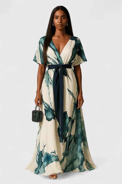 TATIANA – ELEGANTE MAXI ABITO A PORTA