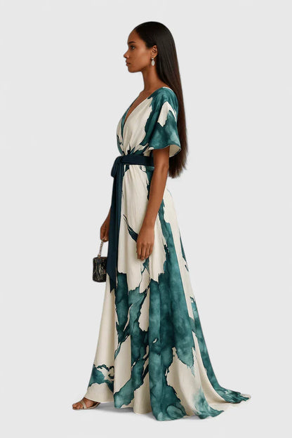 TATIANA – ELEGANTE MAXI ABITO A PORTA