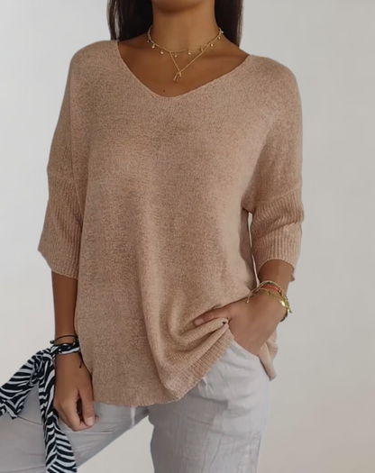 Mira™ | Top In Maglia Con Scollatura A V