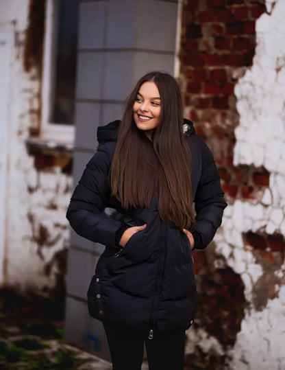 VALERIA – ELEGANTE GIACCA INVERNALE CON CAPPUCCIO