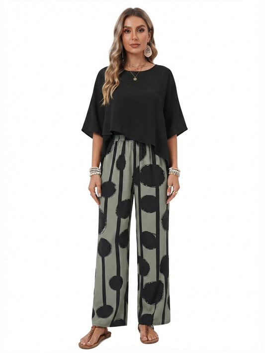 COMPLETO DUE PEZZI BOHO DA DONNA