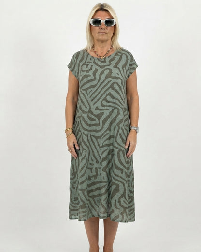 ABITO ESTIVO STAMPA ZEBRA DA DONNA