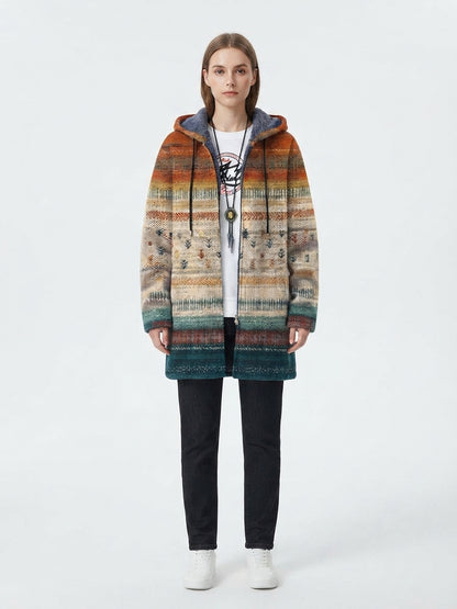 GILET ARTISTICO MARRONE DA DONNA