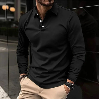 Friedrich™ | Polo casual a maniche lunghe