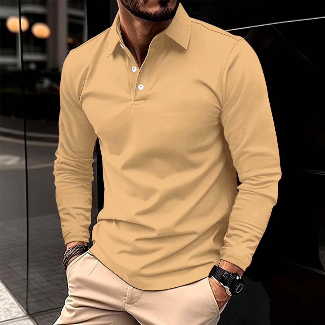 Friedrich™ | Polo casual a maniche lunghe