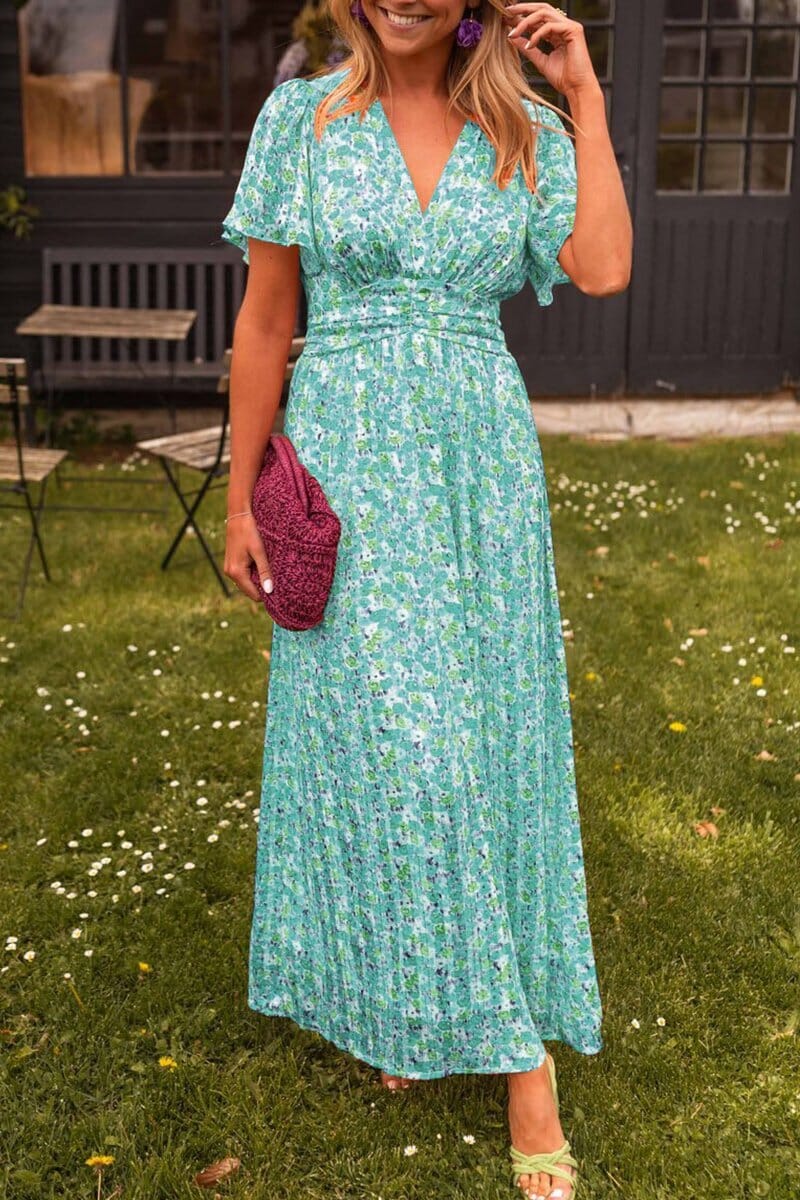 Lilian™ | Elegante Maxi-abito con scollo a V