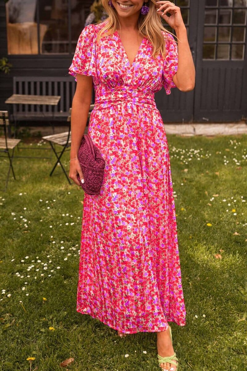 Lilian™ | Elegante Maxi-abito con scollo a V
