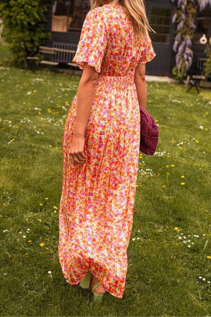 Lilian™ | Elegante Maxi-abito con scollo a V