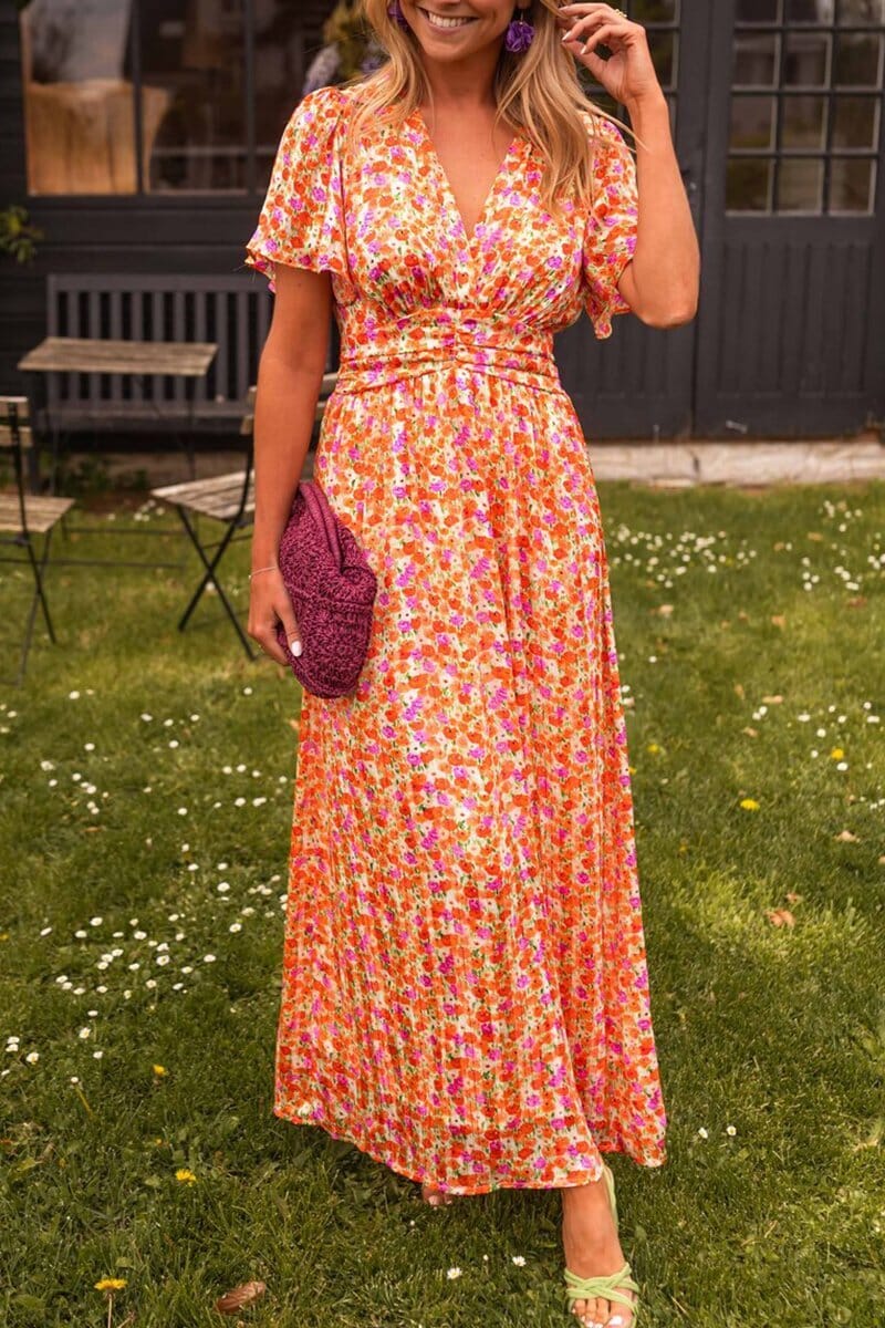 Lilian™ | Elegante Maxi-abito con scollo a V