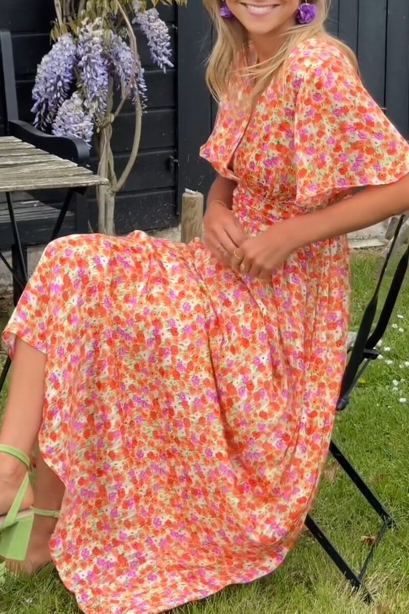 Lilian™ | Elegante Maxi-abito con scollo a V