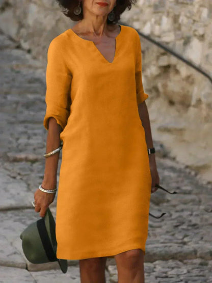 Wivine™ | Abito Elegante con Scollatura a V