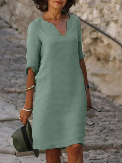 Wivine™ | Abito Elegante con Scollatura a V