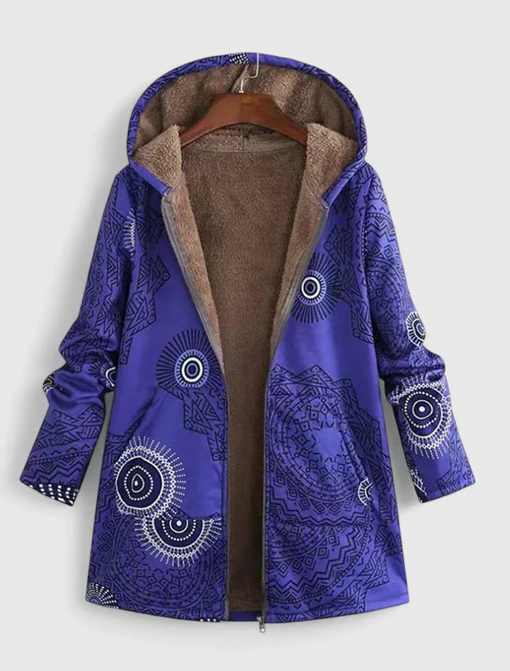 AVRIL – GIACCA HOODED SHERPA CONFORTEVOLE