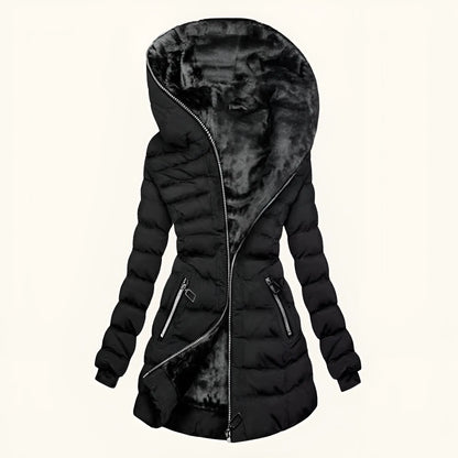 VALERIA – ELEGANTE GIACCA INVERNALE CON CAPPUCCIO