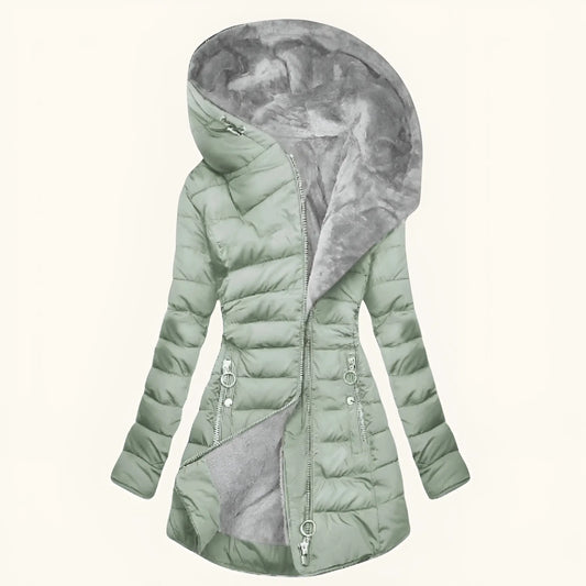 VALERIA – ELEGANTE GIACCA INVERNALE CON CAPPUCCIO