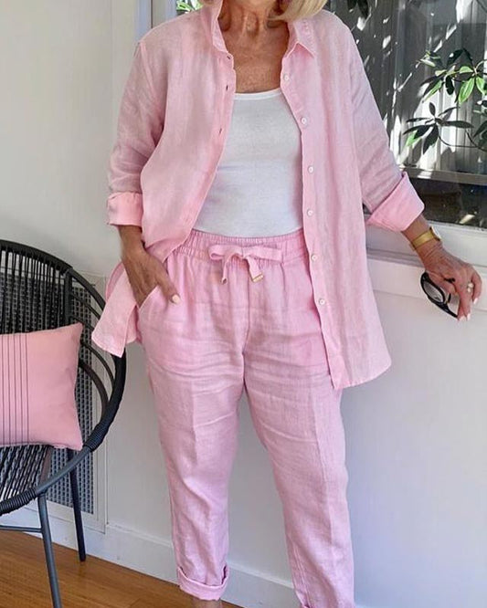Inez™ | camicia a maniche lunghe e set in broccato