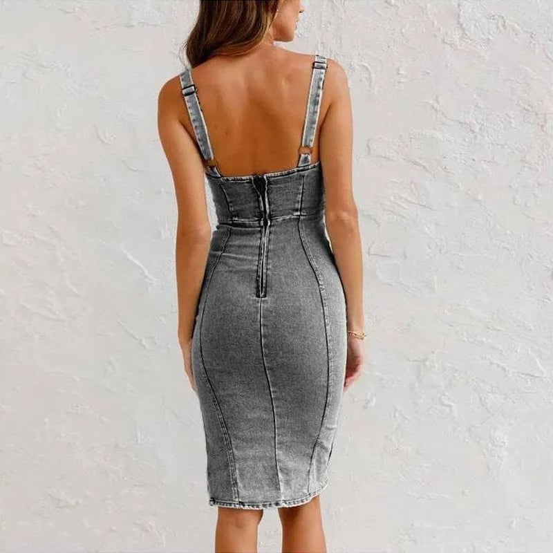 Elianni™ | Abito Camisole in Denim Slim