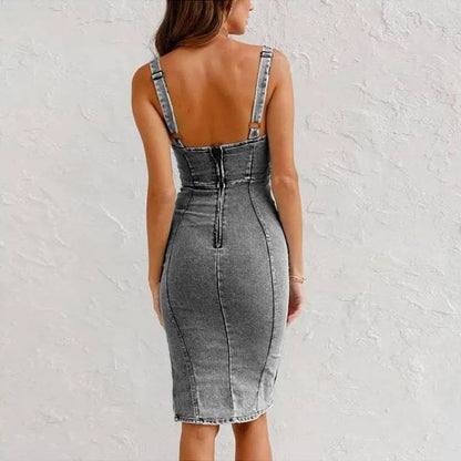 Elianni™ | Abito Camisole in Denim Slim