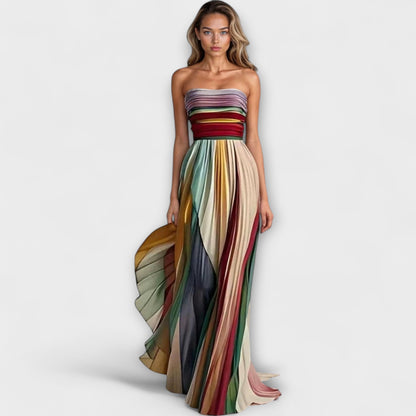 Josien™ | Vestito senza maniche colorato
