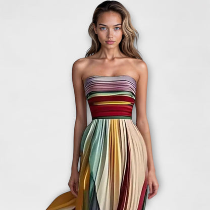 Josien™ | Vestito senza maniche colorato