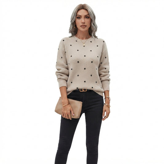 MAGLIONE A RIGHE VERDE DA DONNA