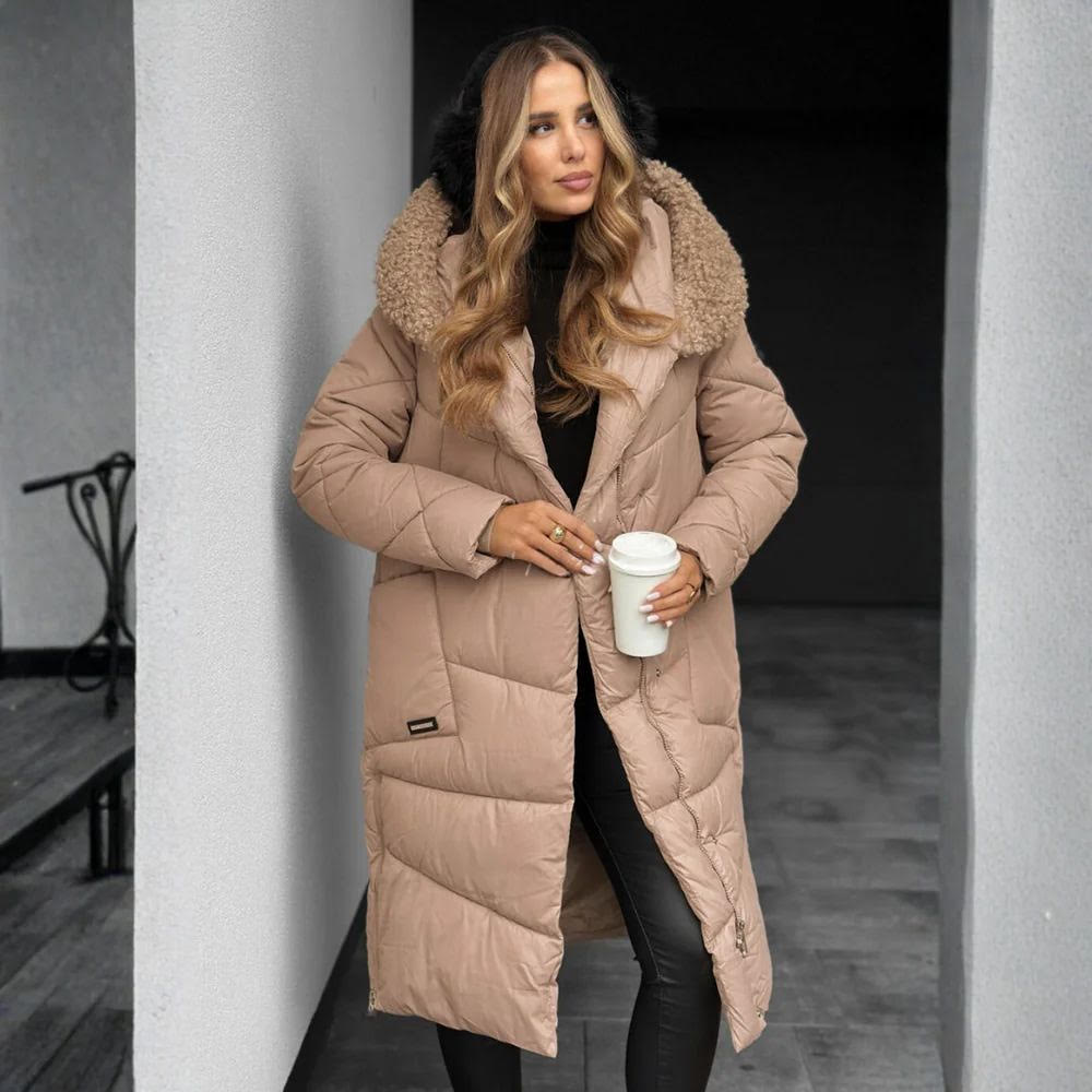 DELILAH – GIACCA PUFFER LUXE CON CAPPUCCIO