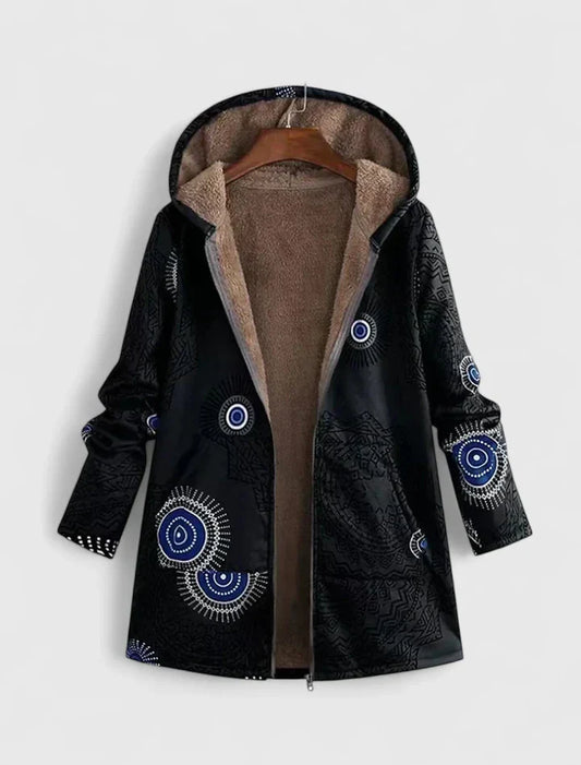 AVRIL – GIACCA HOODED SHERPA CONFORTEVOLE